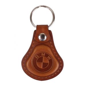 Porte-clés en cuir BMW marron