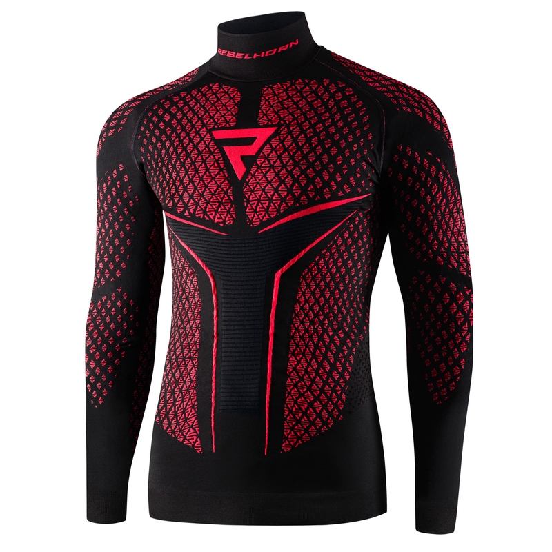 Chemise thermique Rebelhorn Therm II noir-rouge