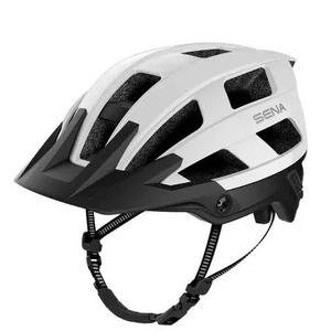 Casque de vélo avec casque SENA M1 blanc mat