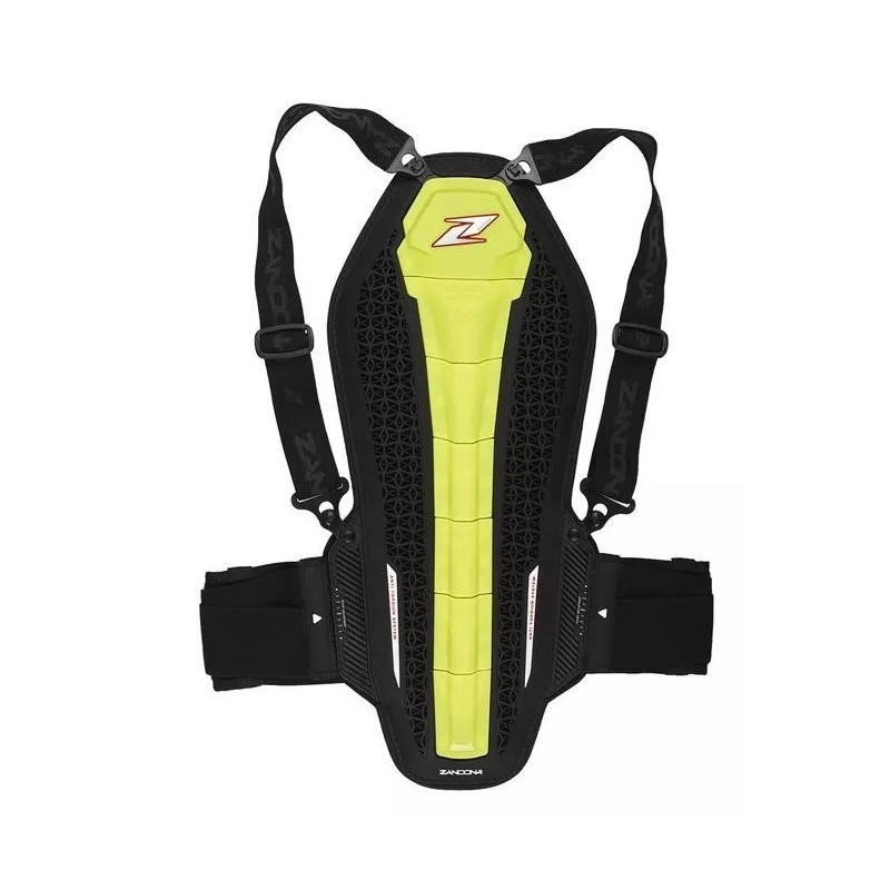 Protège-dos Zandona Hybrid Back Pro X6 jaune fluo 158-167 cm
