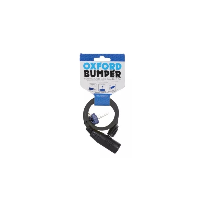 Oxford Bumper Cable Lock smoke