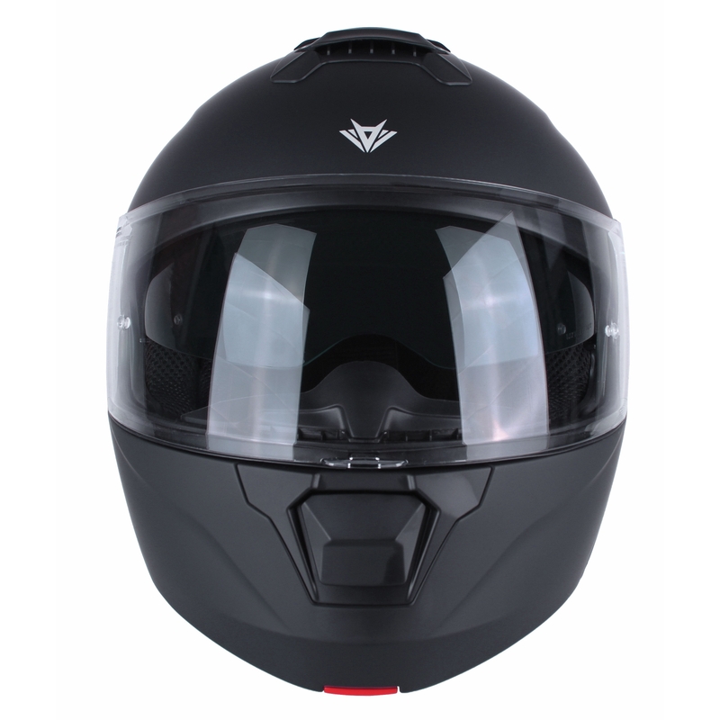 Casque de moto modulable RSA Rival, noir mat