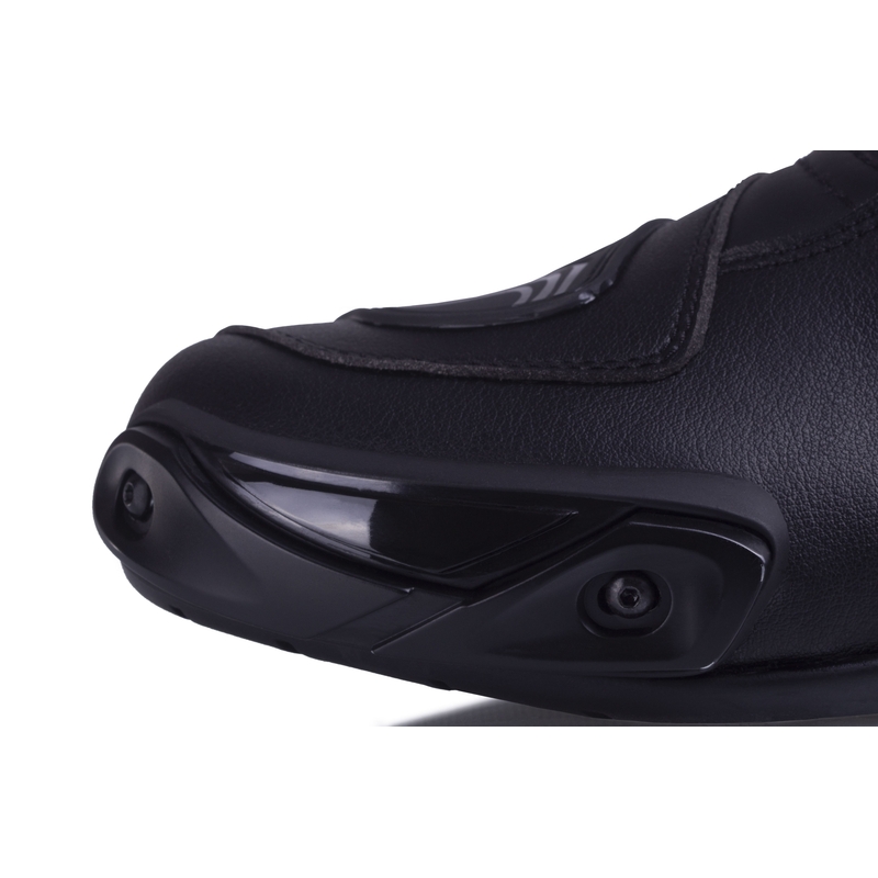 Bottes de moto Street Racer Grid noires et jaunes fluo