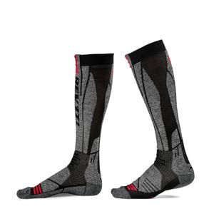 Chaussettes moto Revit Kalahari gris et rouge soldes