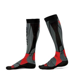 Chaussettes de moto Revit Andes gris et rouge soldes