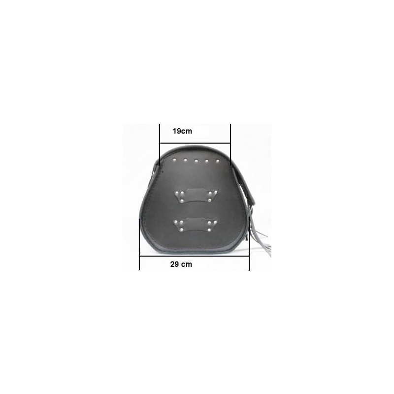 Chopper RSA-9C mallette moto en cuir - longueur 48