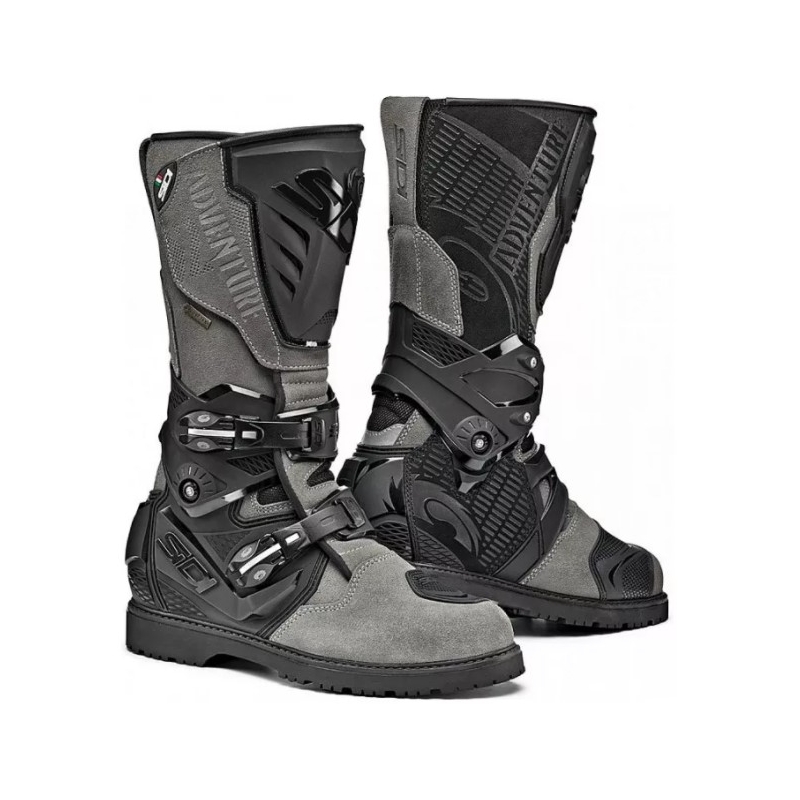 Bottes de moto SIDI Adventure 2 GORE gris-noir soldes