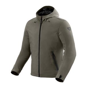 Veste moto Revit Traffic H2O vert foncé