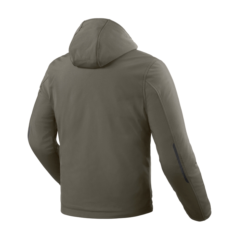 Veste moto Revit Traffic H2O vert foncé