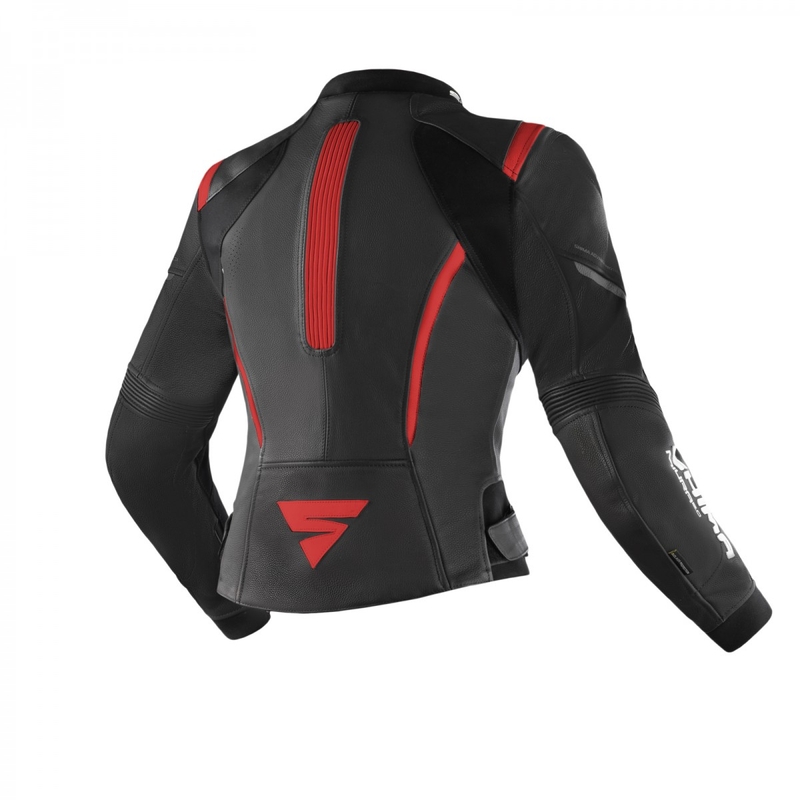 Veste moto femme Shima Miura 2.0 noir-rouge