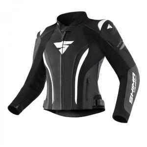 Veste de moto Shima Miura 2.0 noir et blanc pour femme