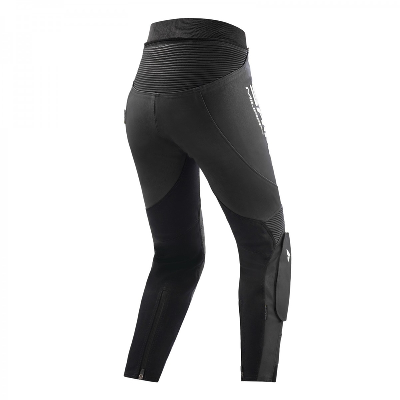 Pantalon de moto pour femme Shima Miura 2.0 noir et blanc