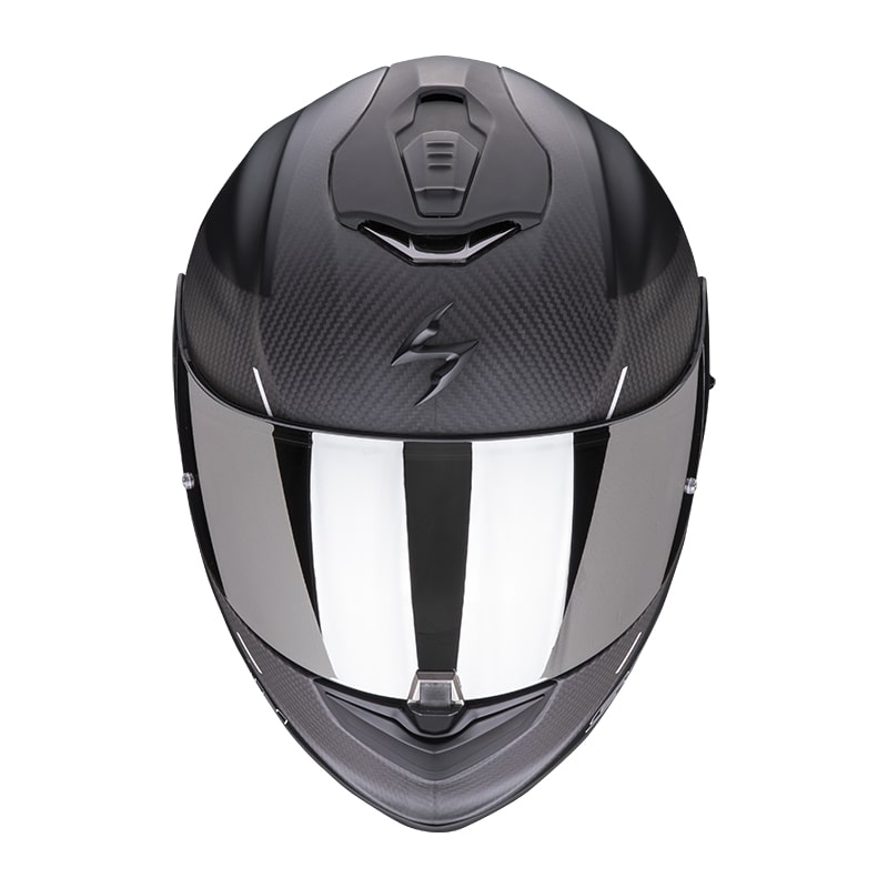 Casque moto intégral Scorpion EXO-1400 Carbon Air Drik noir-vert mat
