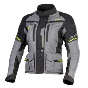 Veste de moto pour femme SECA Arrakis II gris-noir soldes
