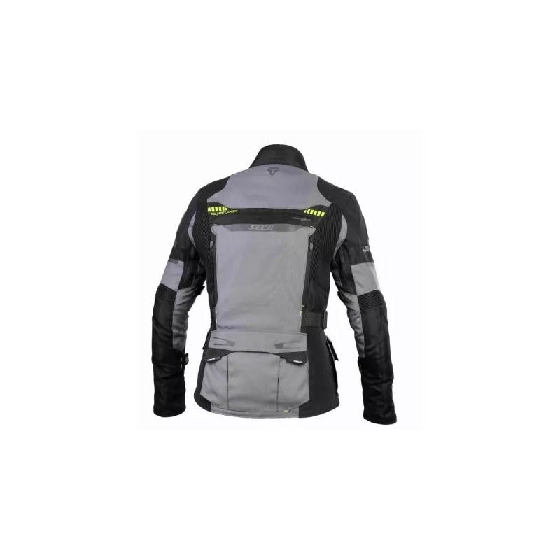 Veste de moto pour femme SECA Arrakis II gris-noir soldes