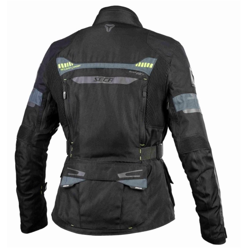 Veste moto femme SECA Arrakis II noir soldes