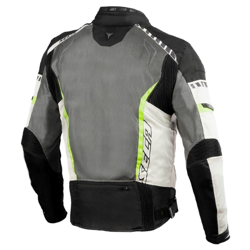 Veste moto SECA Airflow II grise soldes