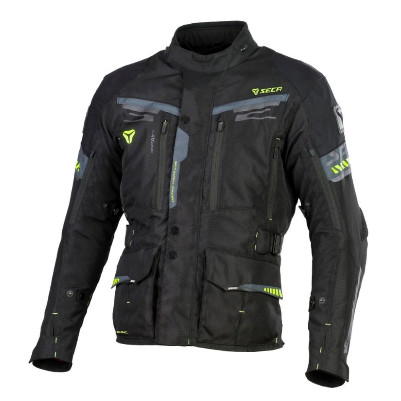 Veste moto SECA Arrakis II noir soldes