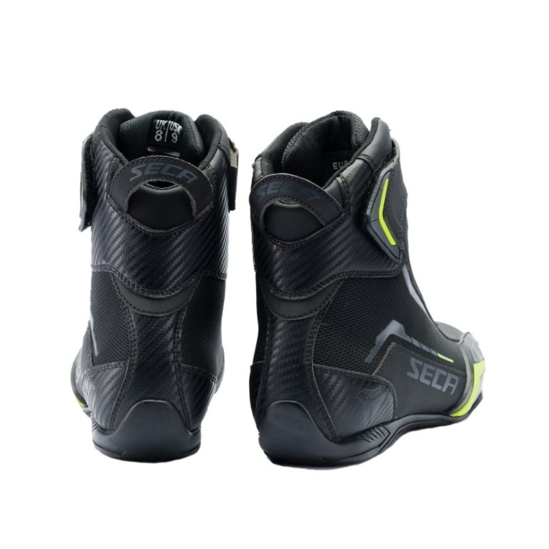 Boty na motorku SECA  Apex Evo černo-fluo žluté výprodej