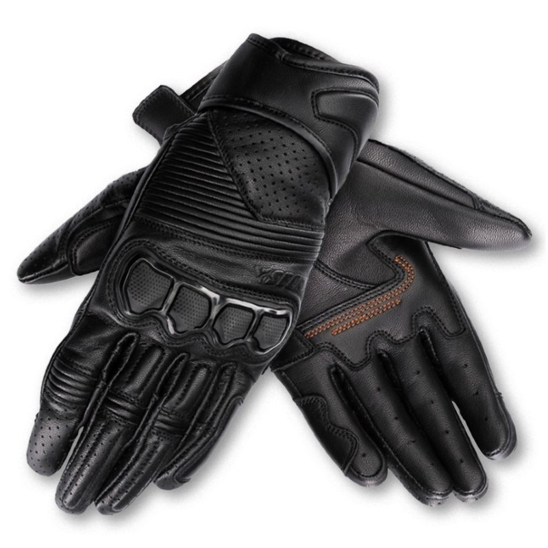 Gants moto SECA Custom R perforé noir soldes