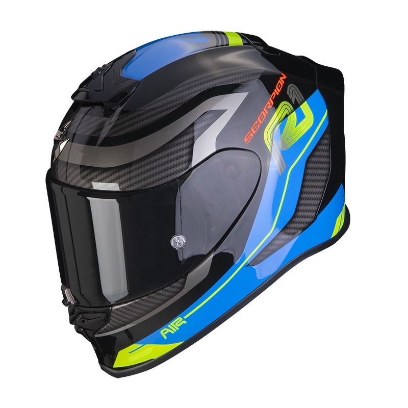 Integrální přilba na motorku SCORPION EXO-R1 AIR VATIS černo-modrá