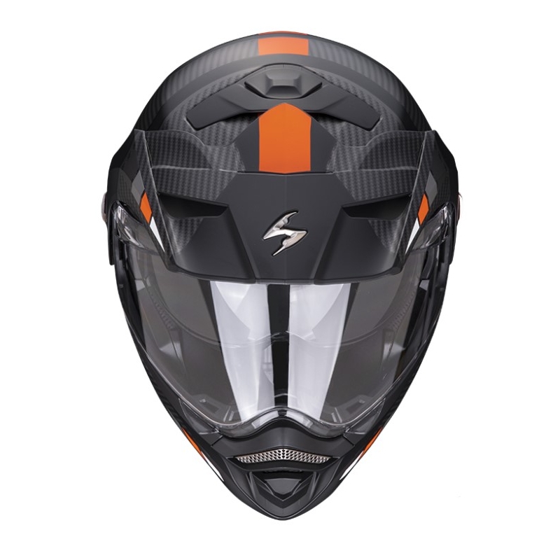 Casque moto SCORPION ADX-2 CAMINO noir-argent-orange soldes