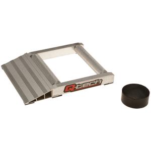 Rondelle à rouleaux en aluminium pour la lubrification de l'engrenage secondaire Q-TECH en argent
