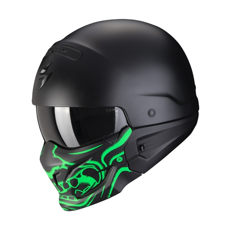 Přilba Scorpion EXO-COMBAT EVO Samurai černo-zelená
