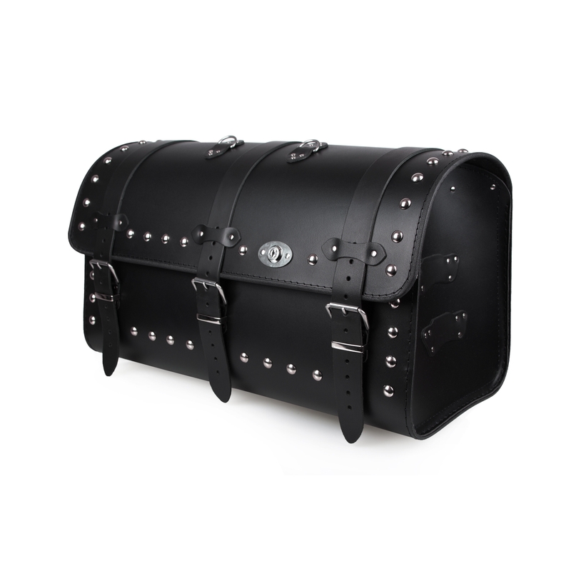 Chopper RSA-8B mallette moto en cuir avec serrure