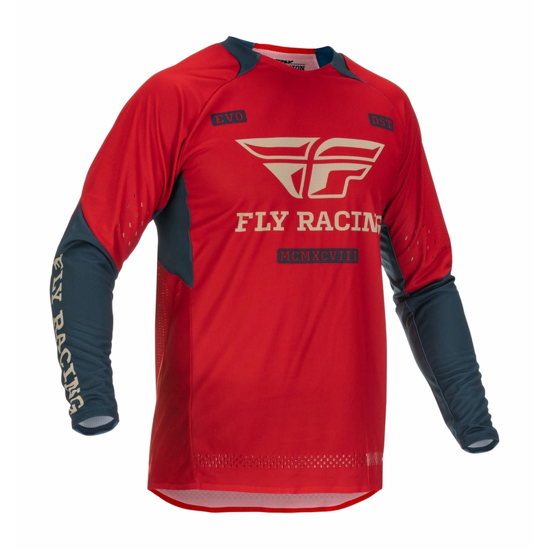 Motokrosový dres FLY Racing Evolution DST 2022 červeno-šedý
