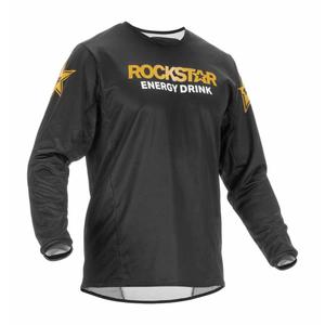 Maillot de motocross FLY Racing Kinetic Rockstar 2022 noir