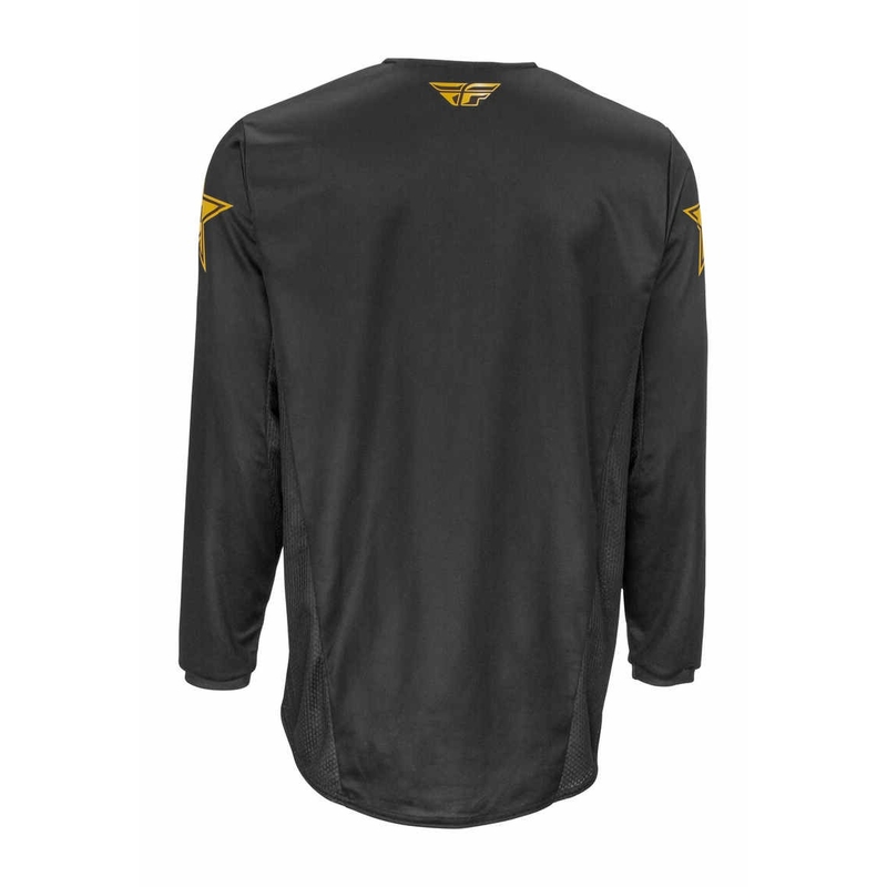 Maillot de motocross FLY Racing Kinetic Rockstar 2022 noir