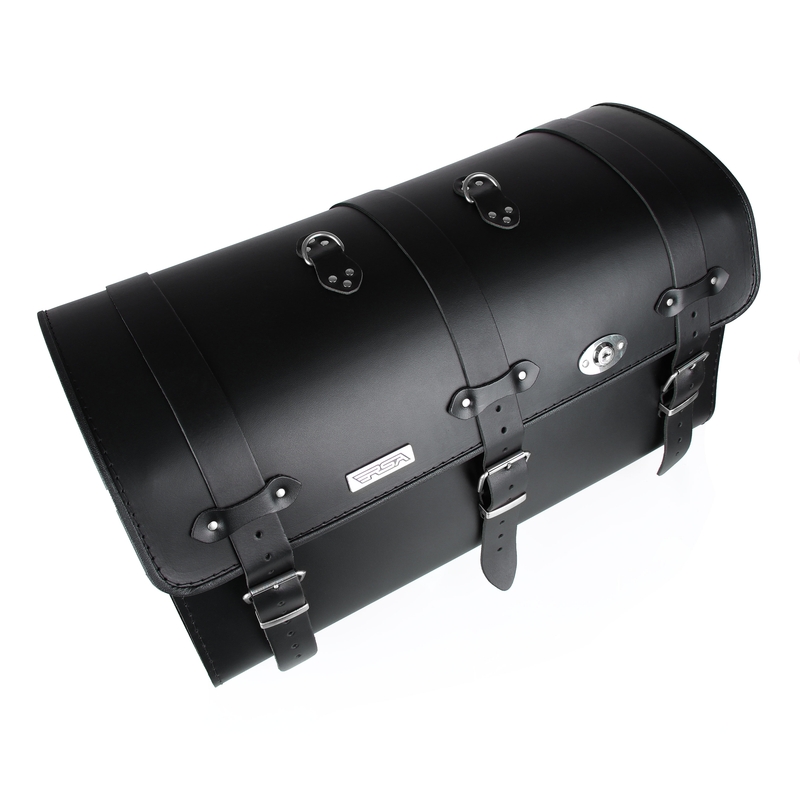 Chopper RSA-18A mallette moto en cuir avec serrure