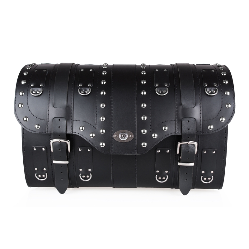 Chopper RSA-15B mallette moto en cuir avec serrure
