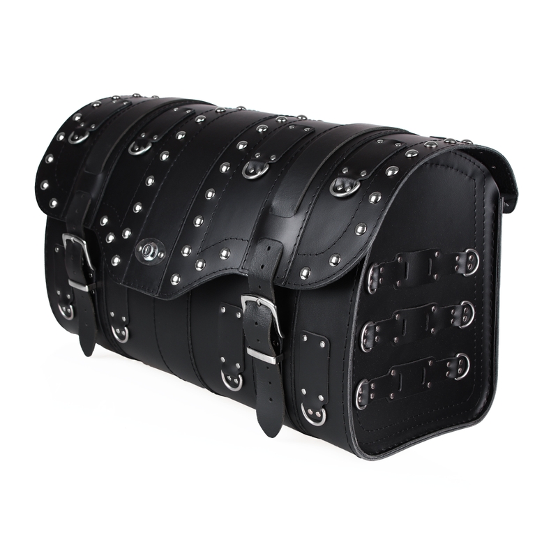 Chopper RSA-15B mallette moto en cuir avec serrure