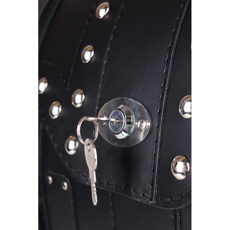 Chopper RSA-15B mallette moto en cuir avec serrure
