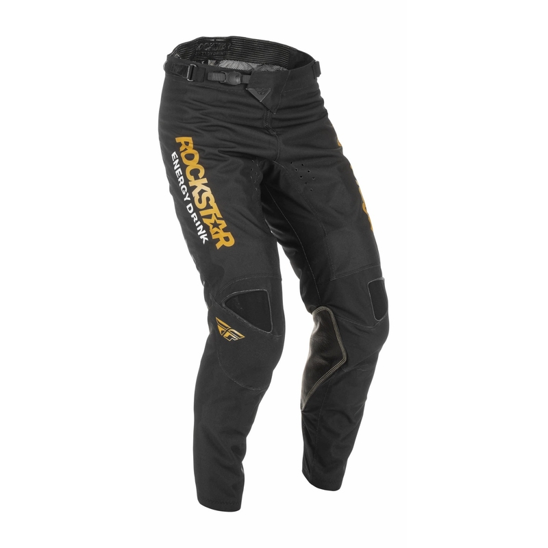Pantalon Motocross FLY Racing Kinetic Rockstar 2022 or-noir soldes