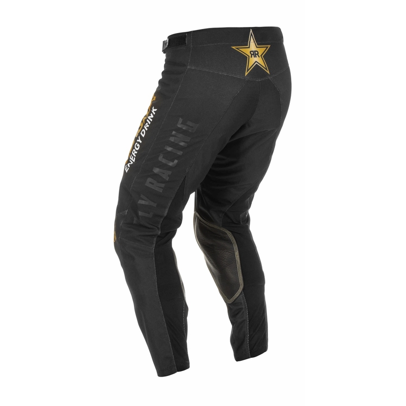 Pantalon Motocross FLY Racing Kinetic Rockstar 2022 or-noir soldes