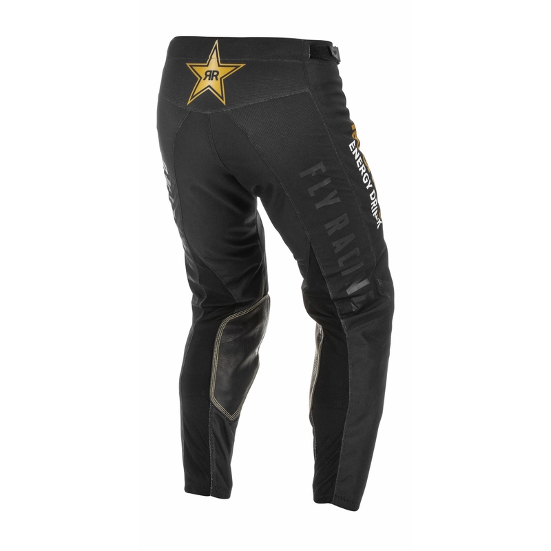 Pantalon Motocross FLY Racing Kinetic Rockstar 2022 or-noir soldes