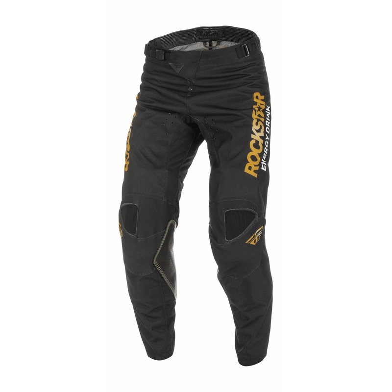 Pantalon Motocross FLY Racing Kinetic Rockstar 2022 or-noir soldes