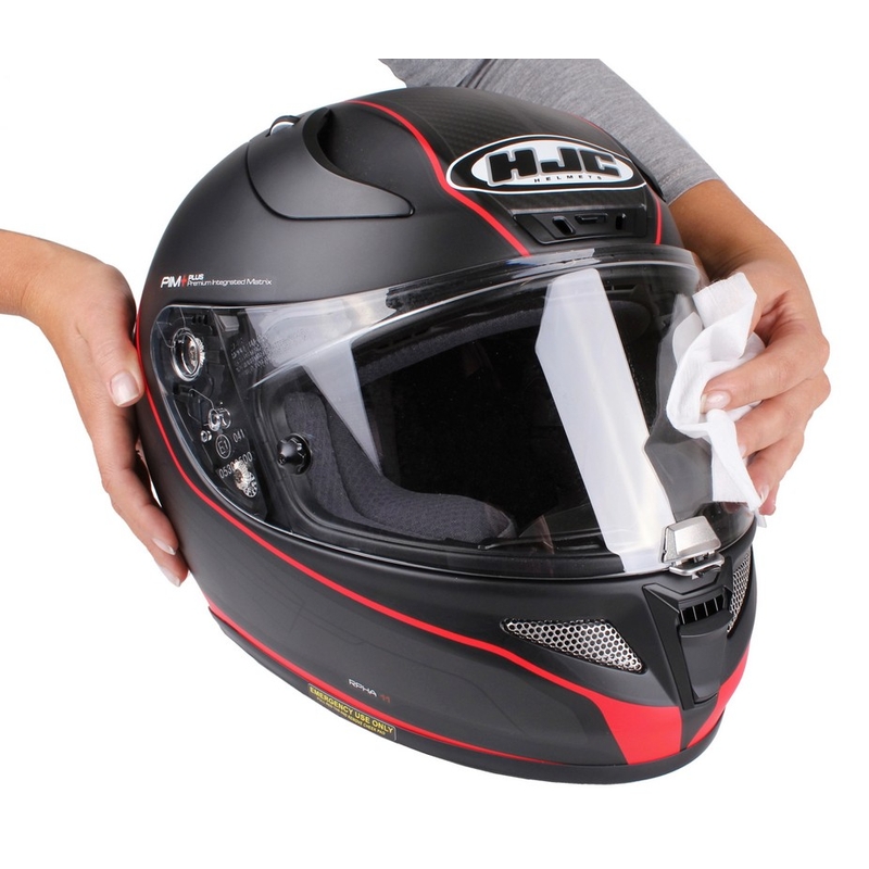 Lingette nettoyante pour visière MotoZem
