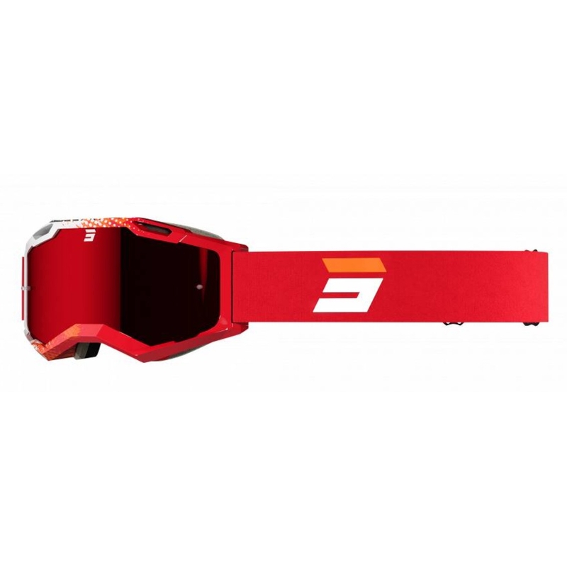 Lunettes de motocross Shot Iris 2.0 Fusion rouge
