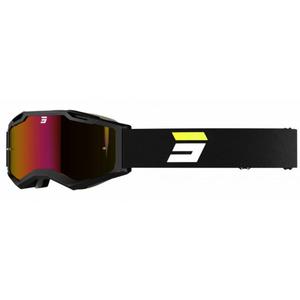 Lunettes de motocross Shot Iris 2.0 Tech jaune fluo-blanc-noir