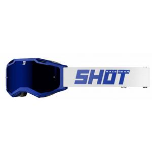 Lunettes de motocross Shot Iris 2.0 Solid blanc-bleu