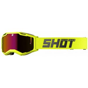 Lunettes de moto-cross Shot Iris 2.0 Solid fluo yellow
