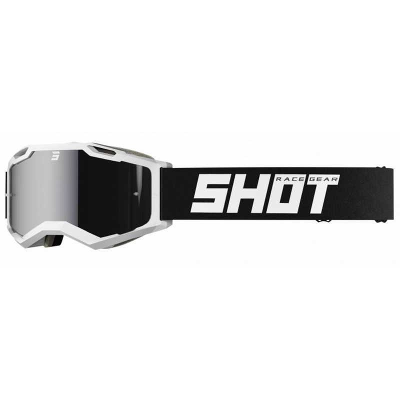Lunettes de motocross Shot Iris 2.0 Solid noir et blanc
