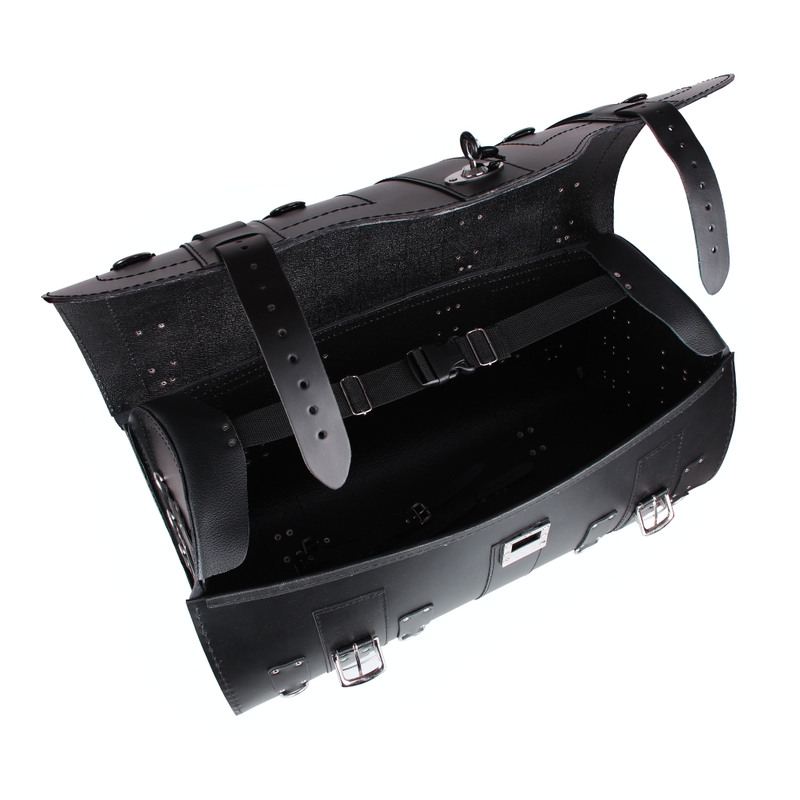Chopper RSA-16A mallette moto en cuir avec serrure