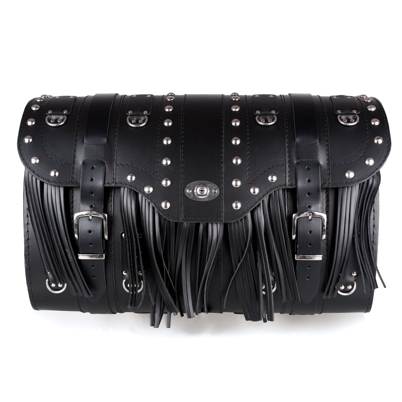 Chopper RSA-15C mallette moto en cuir avec serrure