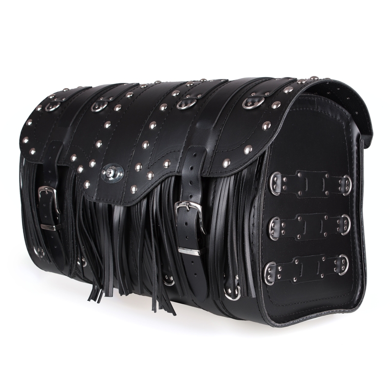 Chopper RSA-15C mallette moto en cuir avec serrure