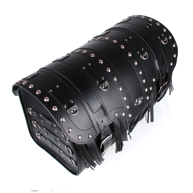 Chopper RSA-15C mallette moto en cuir avec serrure